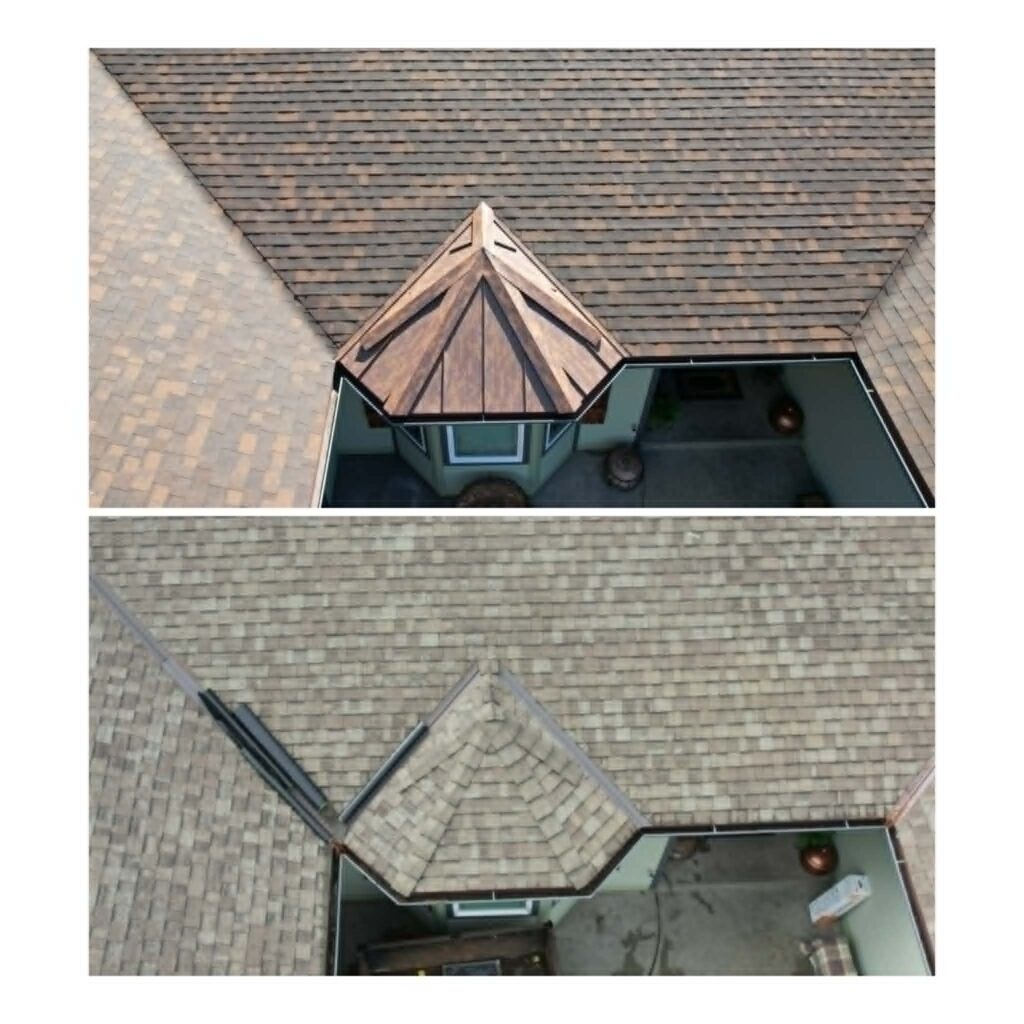 Detailed residential roofing installation completed by Mike McCloud Construction in Southern Oregon